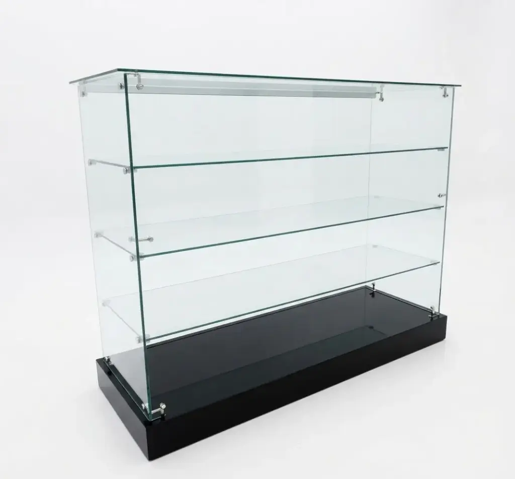 4 Feet GLASS Showcases 4Shelf D-328