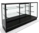  6 FEET GOLSSY BLACK SHOWCASE 