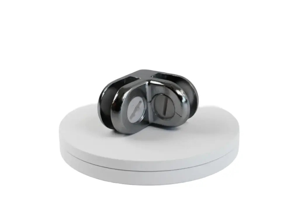 2 Way L Clip for glass displays L