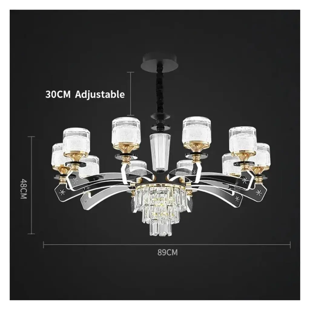 Chandelier LED RU901-8+4