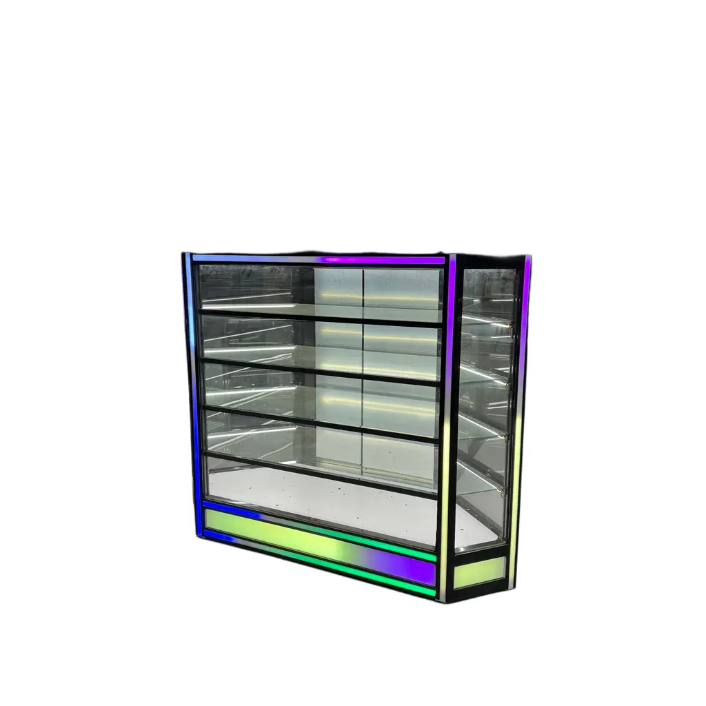 4 Feet Showcase corner with Neon lights