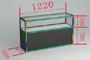 4FT Showcases 1shelf With Neon Lights 