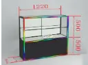 4FT Showcases 2shelf With Neon Lights 