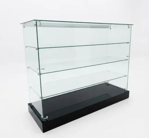 [ALL GL-00716] 4 Feet GLASS Showcases 4Shelf D-328