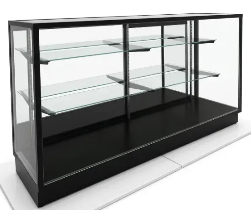 [GOLSSY-00664]  6 FEET GOLSSY BLACK SHOWCASE 