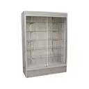 [Wall D-00790] 6 Feet Wall Showcase WOOD Glossy (Led light) Wood