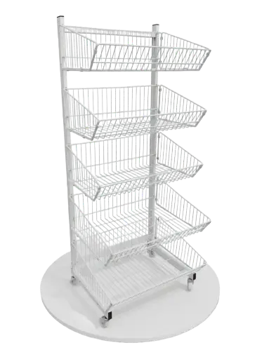 [MTL-GRC-BSK-ONE] Metal Grocery Display One Side