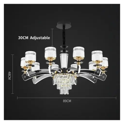 Chandelier LED RU901-8+4