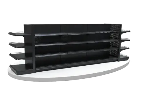 Metal Aisle Gondola 4 Layers